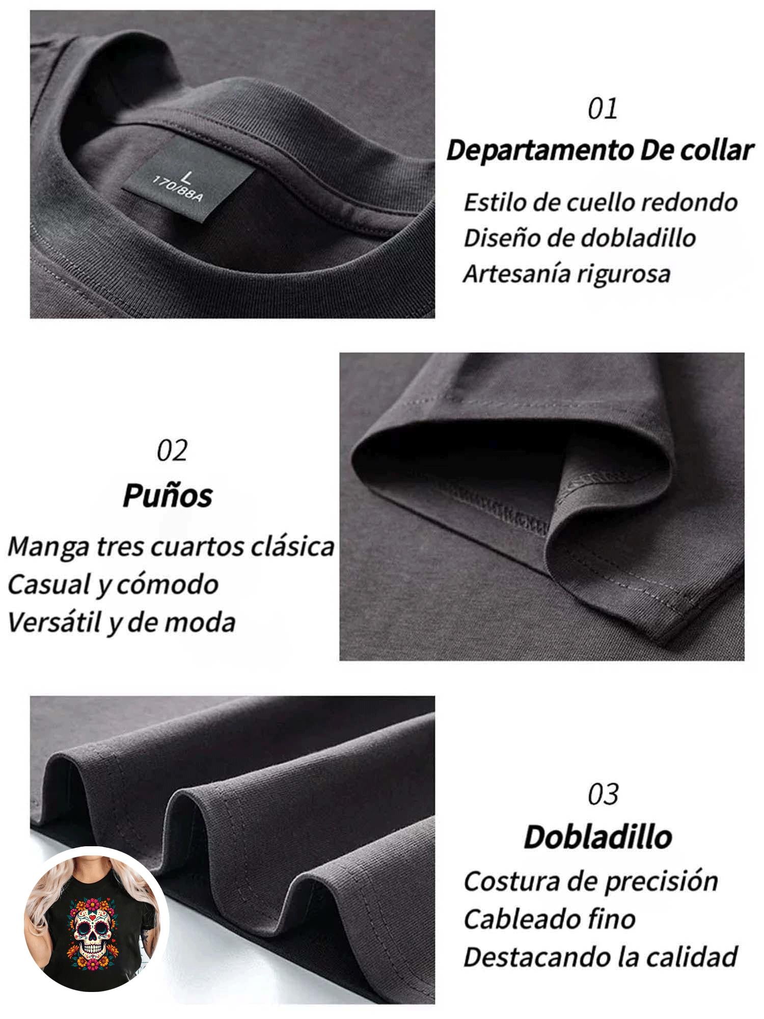 Blusa de Mujer con Estampado una Catrina