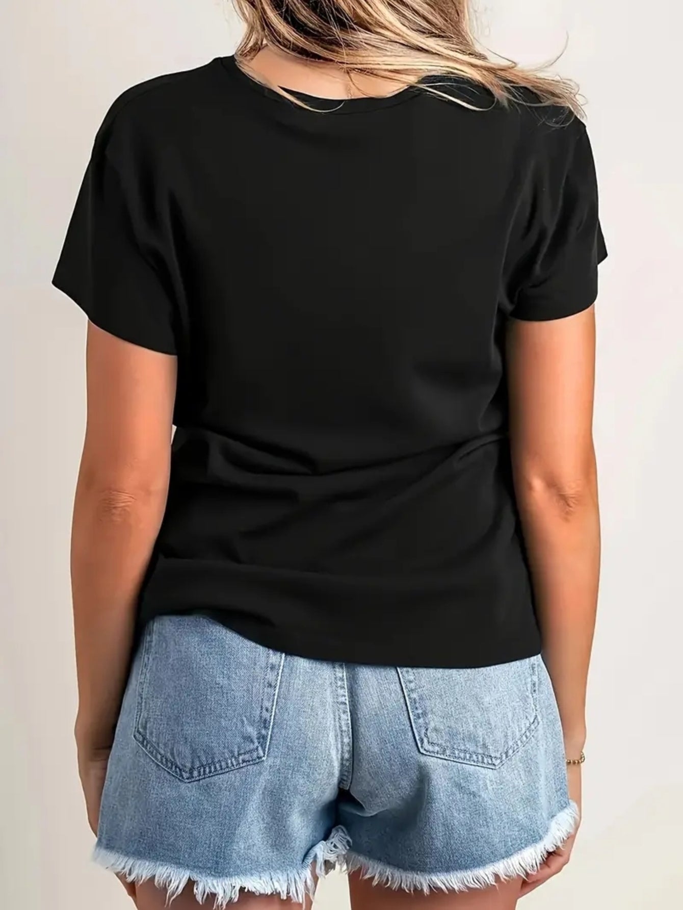 Camiseta de Mujer-Estampado Calaveras y Flores Día de Muertos