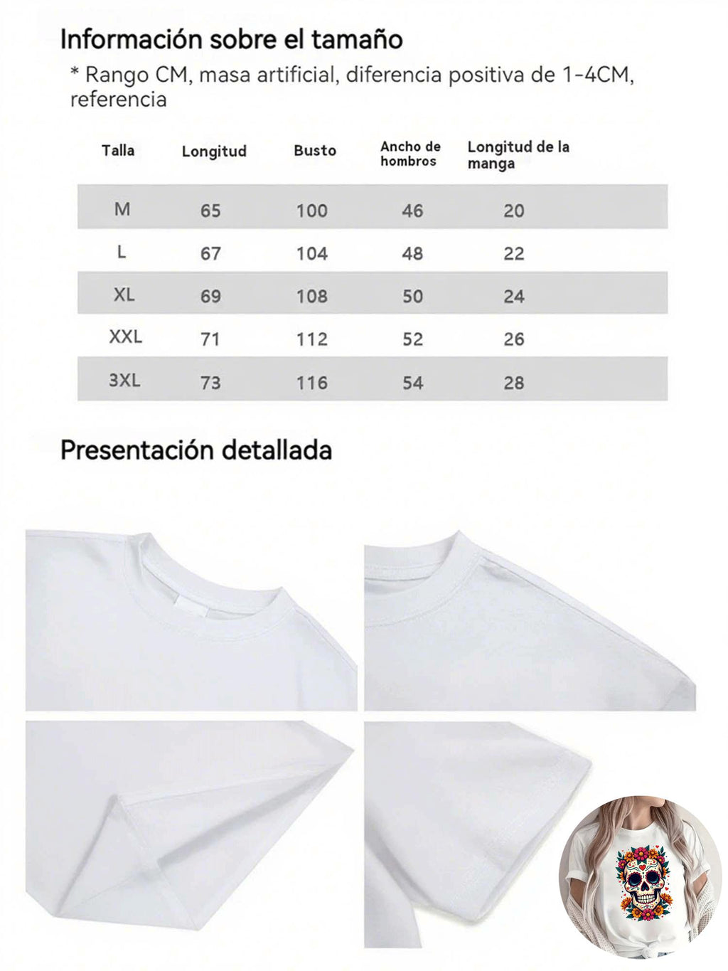 Blusa de Mujer con Estampado una Catrina