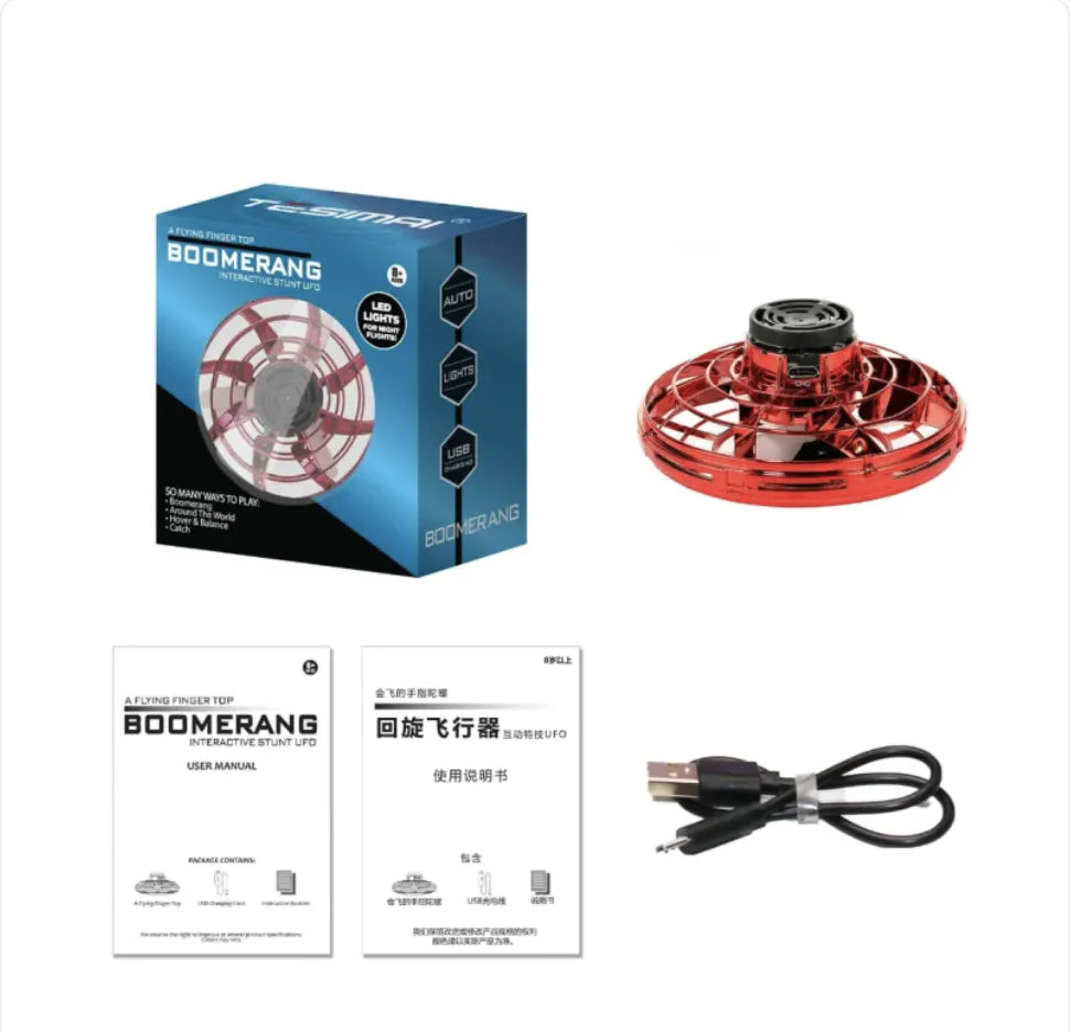 Giroscopio Volador Stelar-Spinner con Luces LED RGB