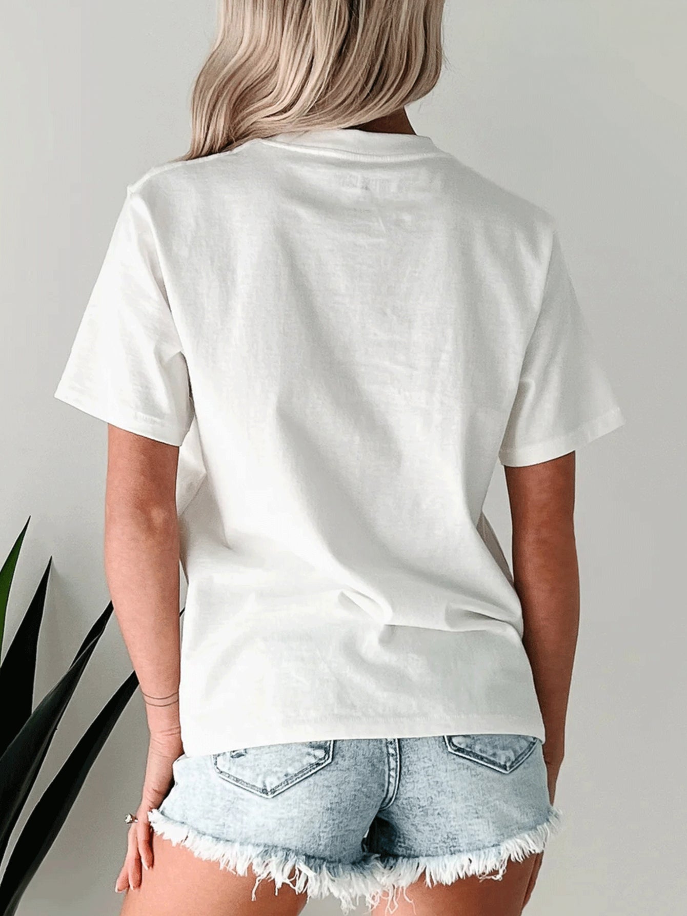 Camiseta de Mujer-Estampado Calaveras y Flores Día de Muertos
