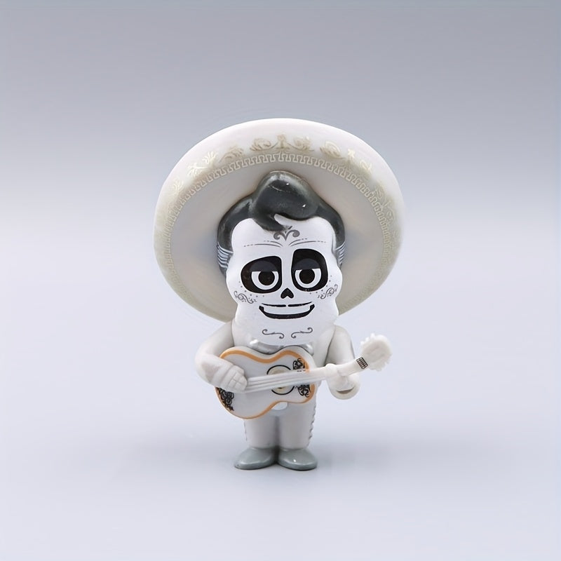 Set de 8 Figuras de Peluche Miguel Coco - Héctor y Dante - Regalo Perfecto para Fiestas de Cumpleaños, Navidad y Halloween