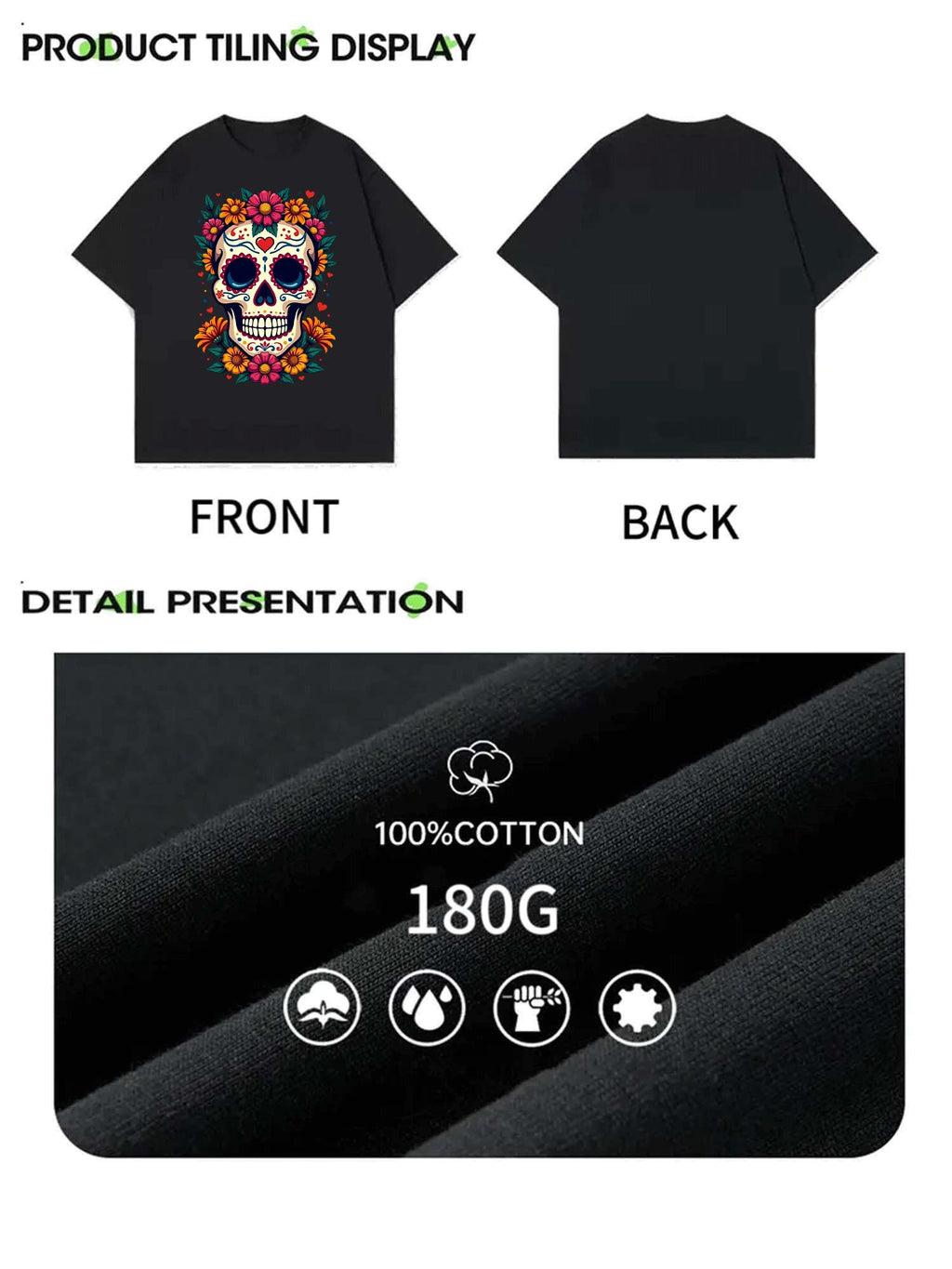 Blusa de Mujer con Estampado una Catrina